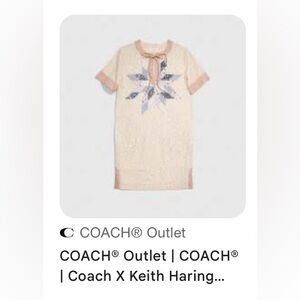 Coach X Keith Haring Quilted Patchwork T Shirt Dress